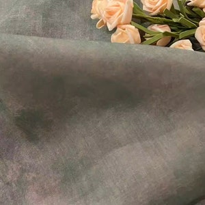 100% Ramie Fabric Tie Dye Vintage Color Ramie For Summer Dress Blouse