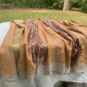 100% Dew Retting Linen Vintage Pattern Linen Fabric