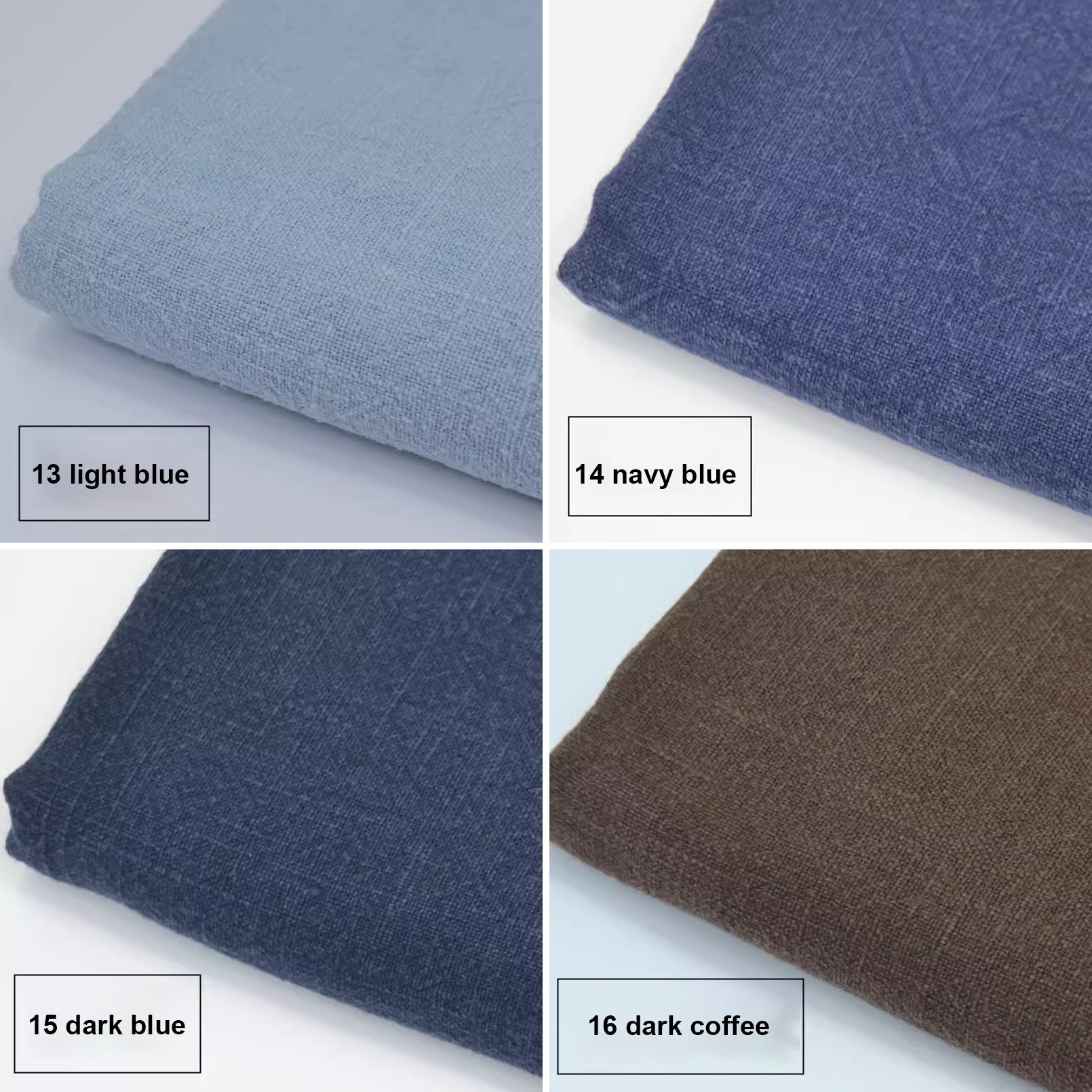 31 Colors 100% Ramie Fabric Thick Heavy Solid Ramie Flex for Garmert- 1 ...