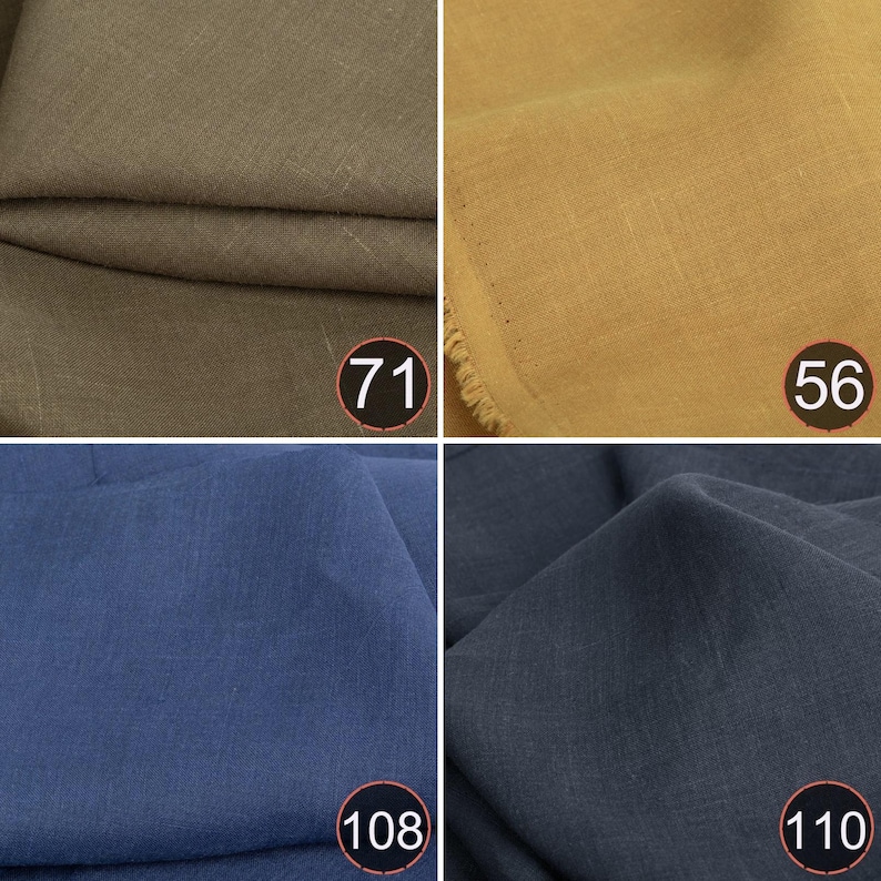 120+ Colors 21S 100% Ramie Fabric Pre-washed - 1/2 Yard - Etsy