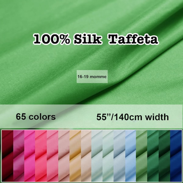 Emine Taffeta Silk Fabric main image 1
