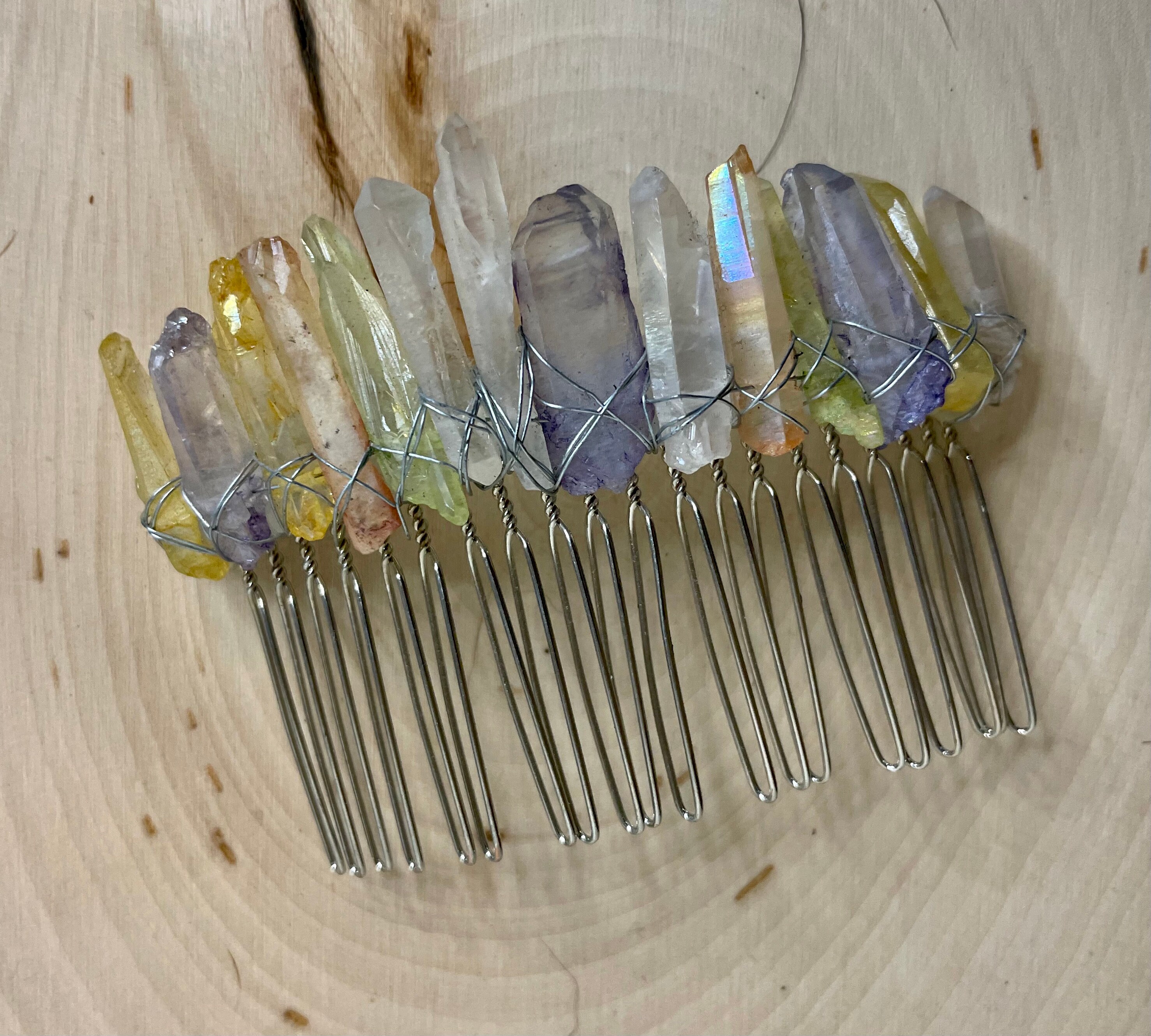 Beaded Hair Combs and Barrettes Etsy