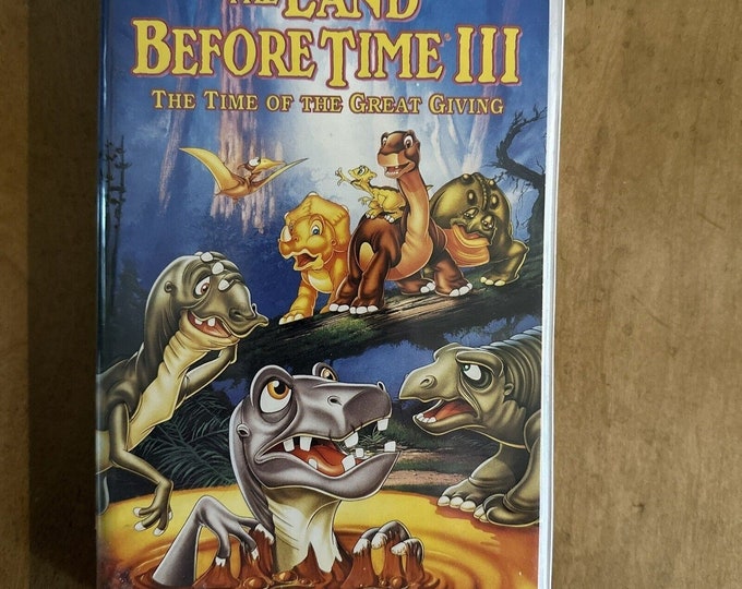 The Land Before Time III: the Time of Great Giving (VHS, 1995 ...