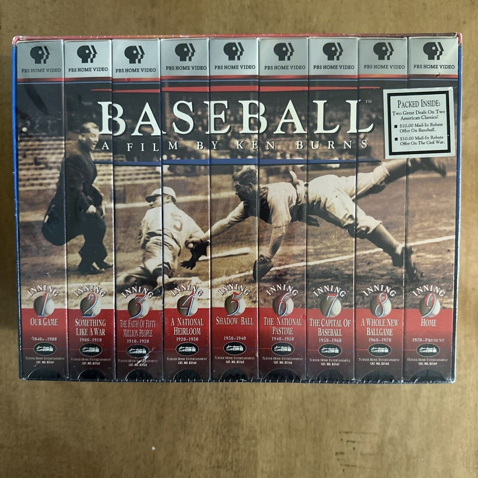 その他 Ken Burns Baseball [VHS] Vintage Collectible 9 VHS Baseball A Film by Ken Burns