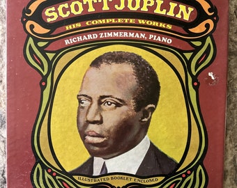 Scott Joplin, seine Gesamtwerke Ein Fünf-Platten-Set mit illustrierter Broschüre inklusive