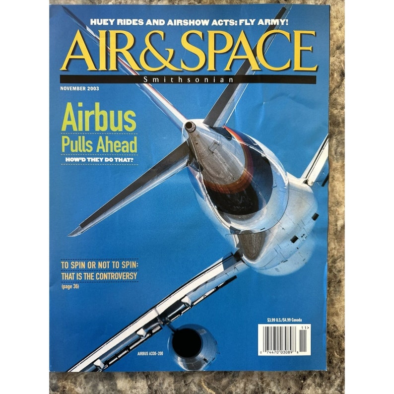 Air Space Smithsonian Magazine Nov 2003 Airbus A330 Huey Rides Army ...