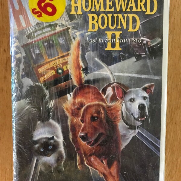 Homeward Bound II Lost In San Francisco VHS Sealed 1996