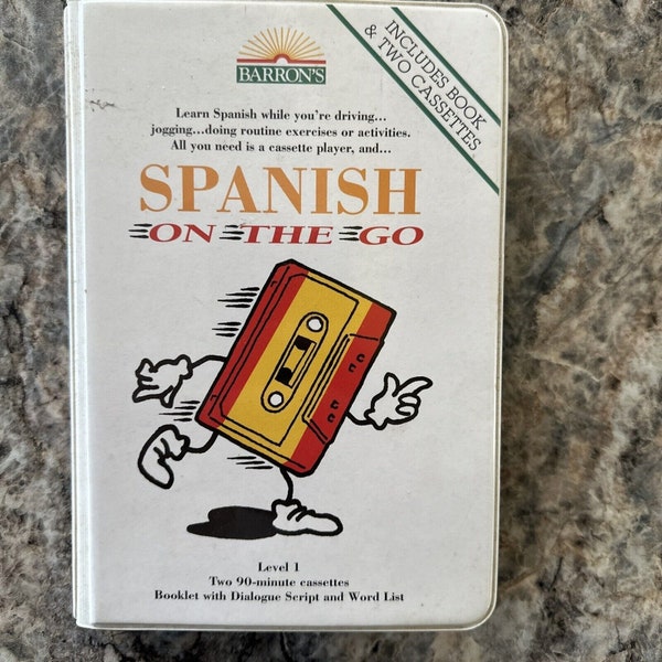 On the Go Ser.: Spanish on the Go (1992, Audio Cassette / Trade Paperback)