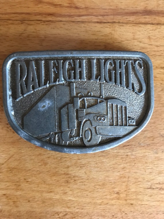 Raleigh Lights Trucker Belt Buckle - image 1