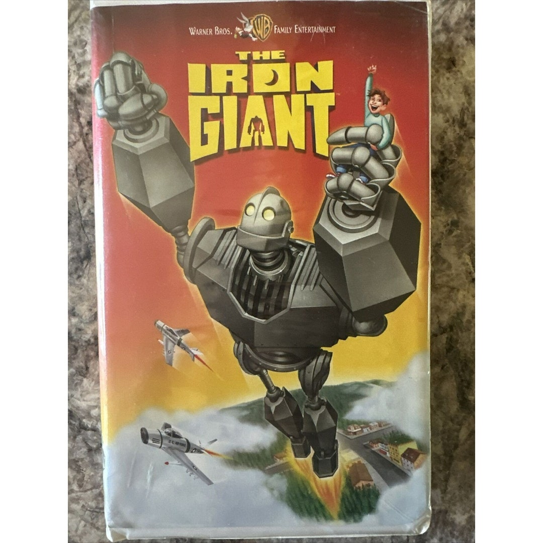 The Iron Giant VHS, 1999, Clamshell Etsy