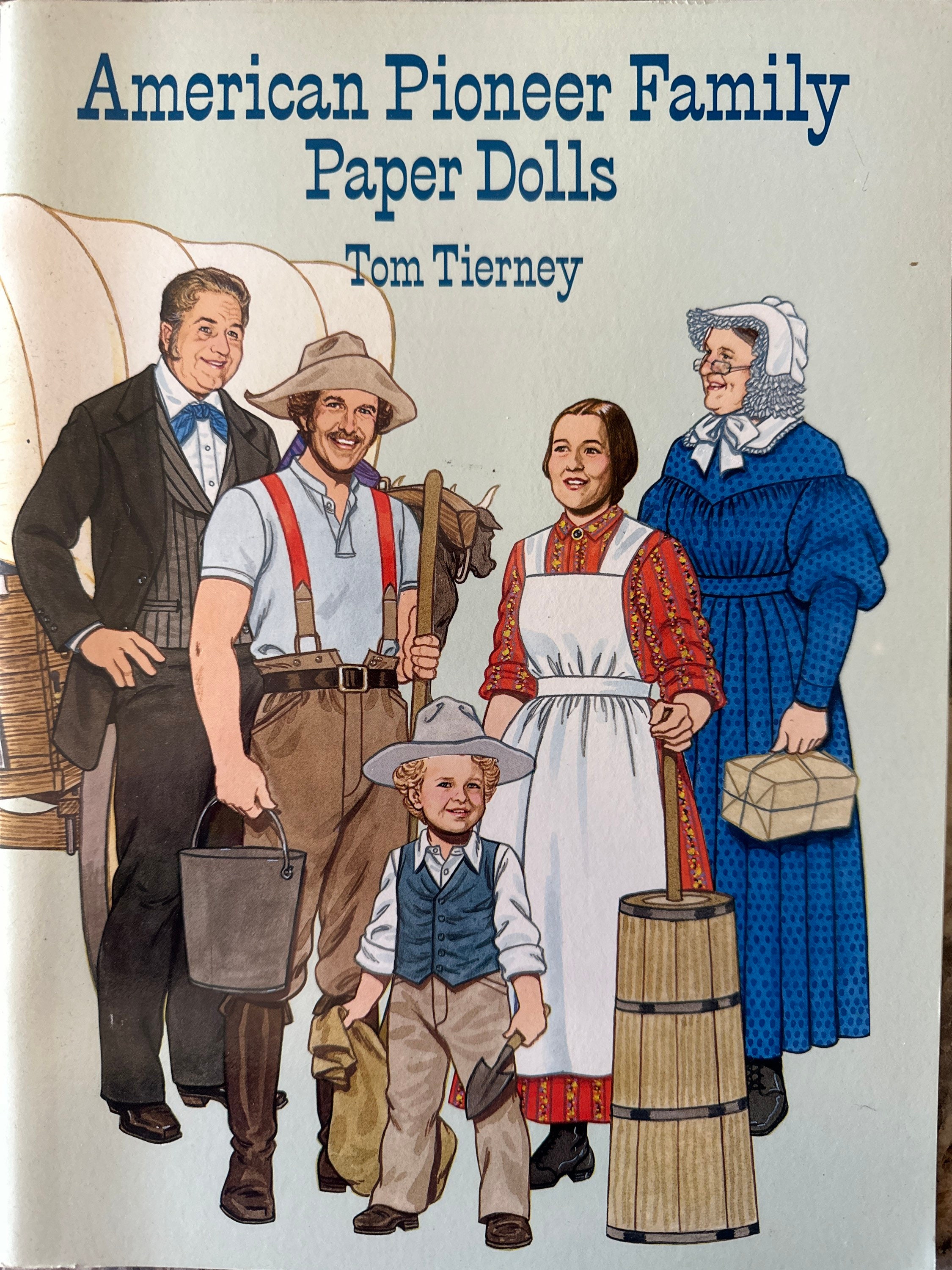 Pioneer Girl and Pioneer Boy Paper Doll Printables