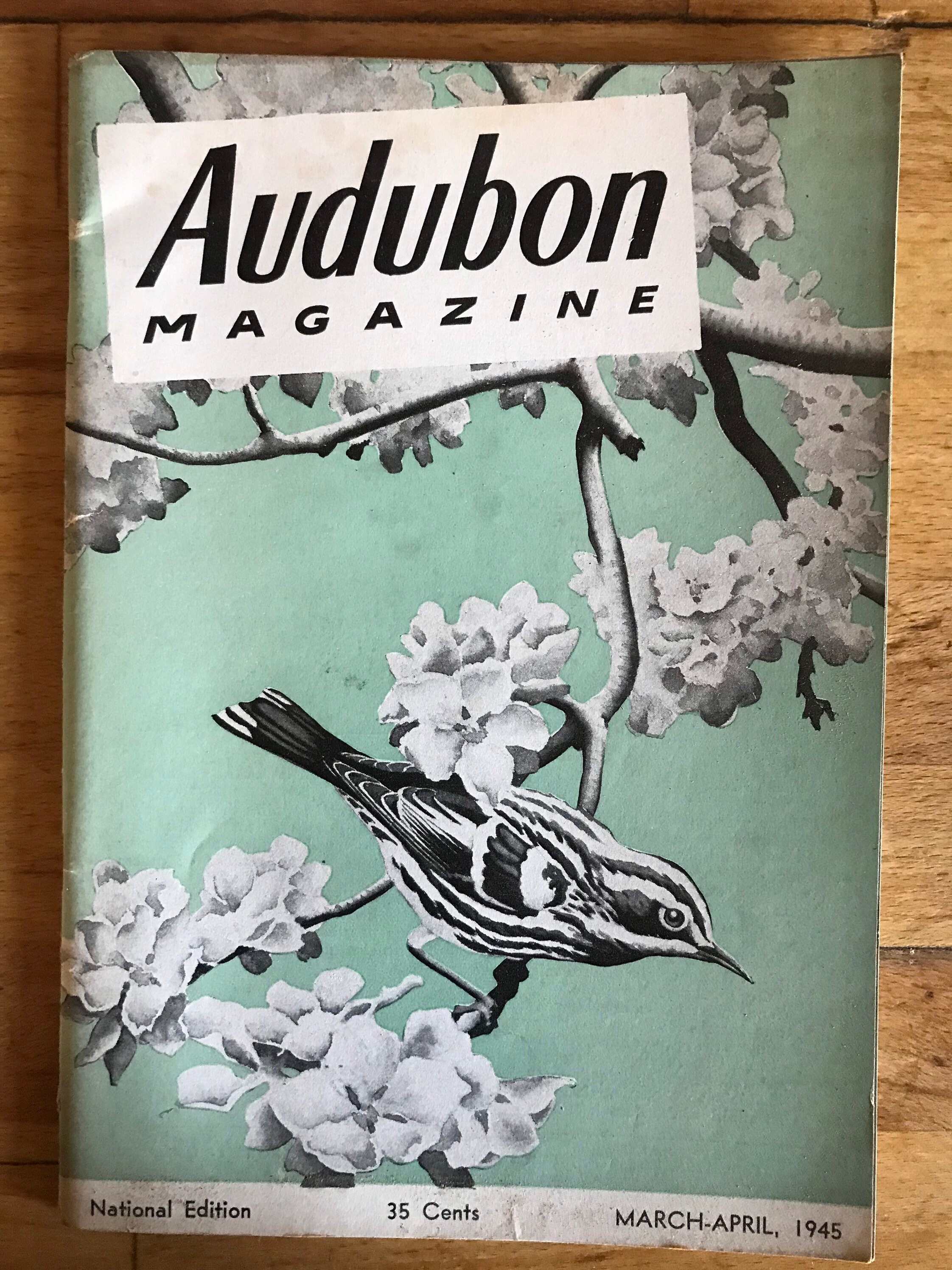 Audubon Magazine March April 1945 Etsy Norway