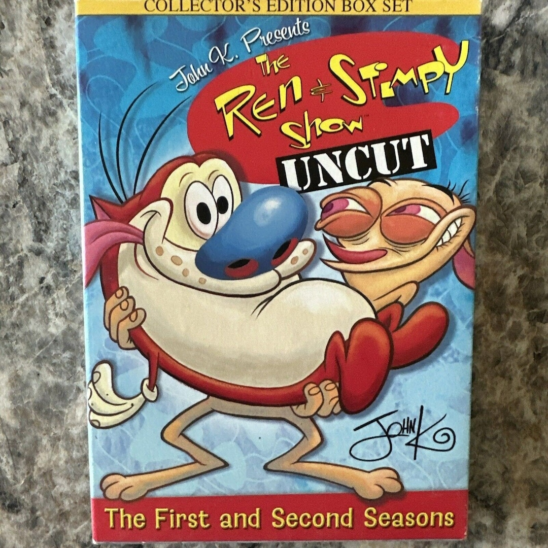 The Ren & Stimpy Show the First and Second Season uncut DVD, 1991 Etsy