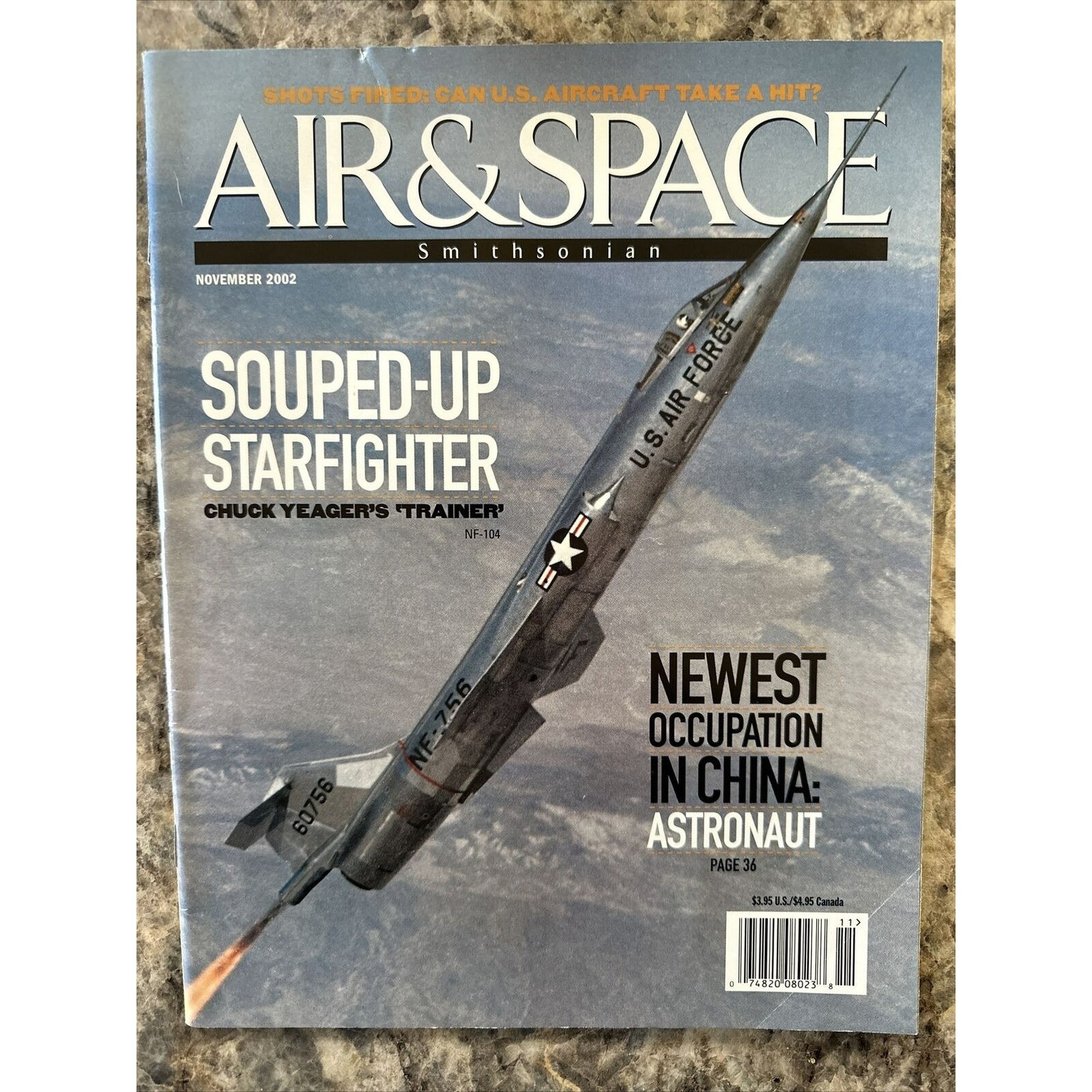 Smithsonian Air & Space Magazine Nov 2002 Chuck Yeager Starfighter ...