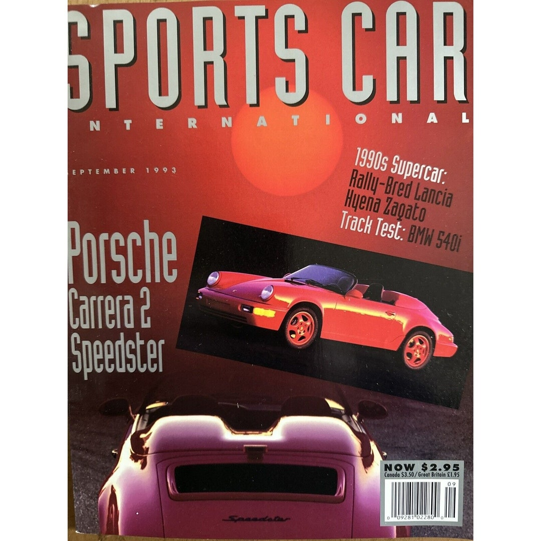 Sports Car International Magazine September 1993 Etsy