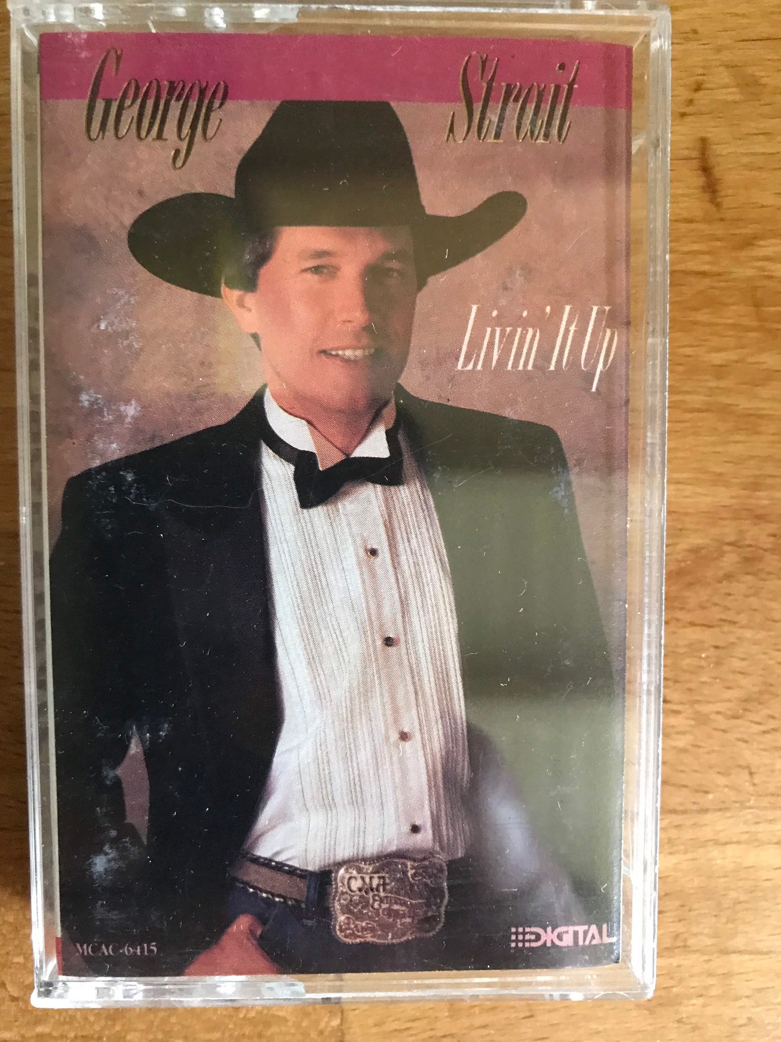 George Strait Livin It Up Cassette 1990 | Etsy