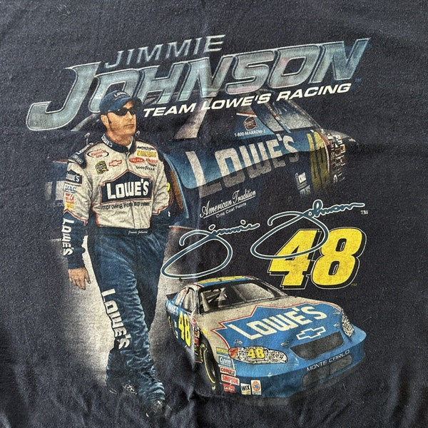 Vintage 2003 Jimmie Johnson T Shirt Size 2XL