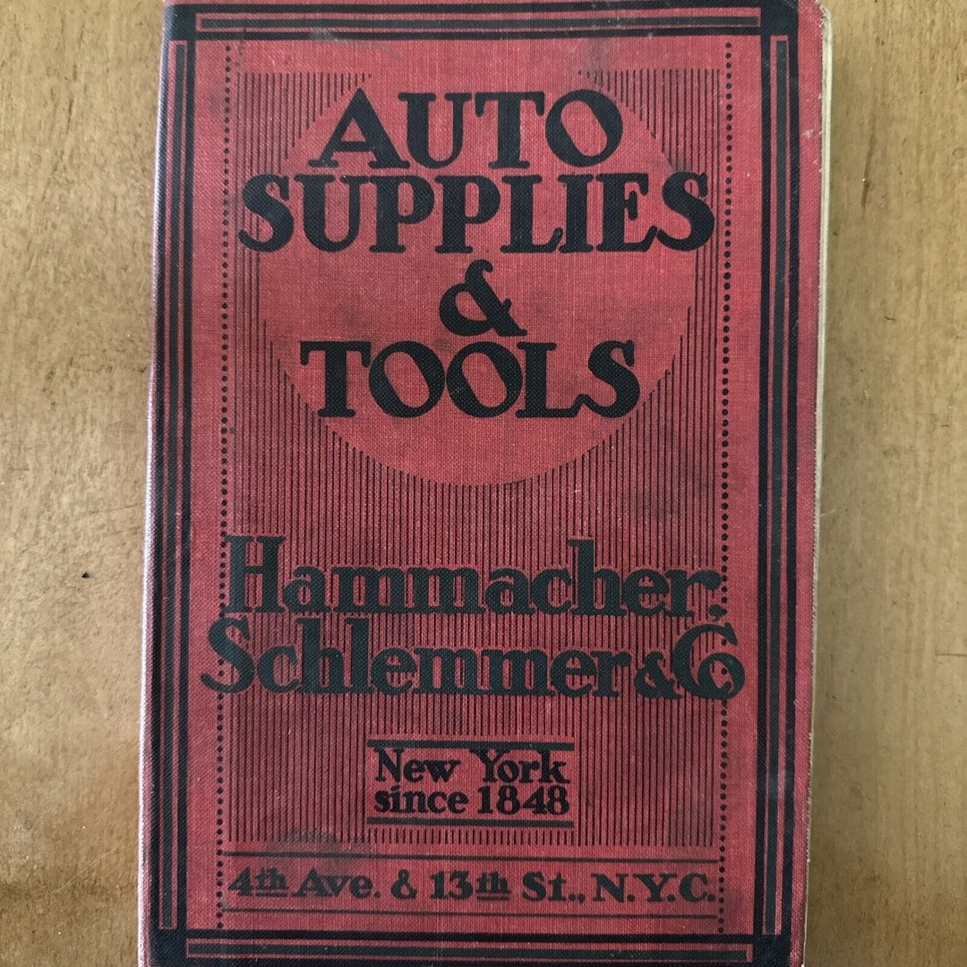Hammacher Schlemmer Auto Supplies & Tools Catalog 555 1940s Etsy