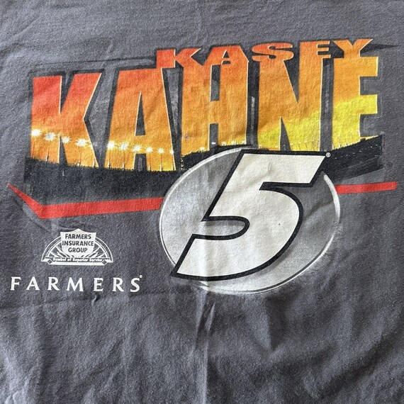 Vintage Kasey Kahne Farmers Insurance T Shirt Size