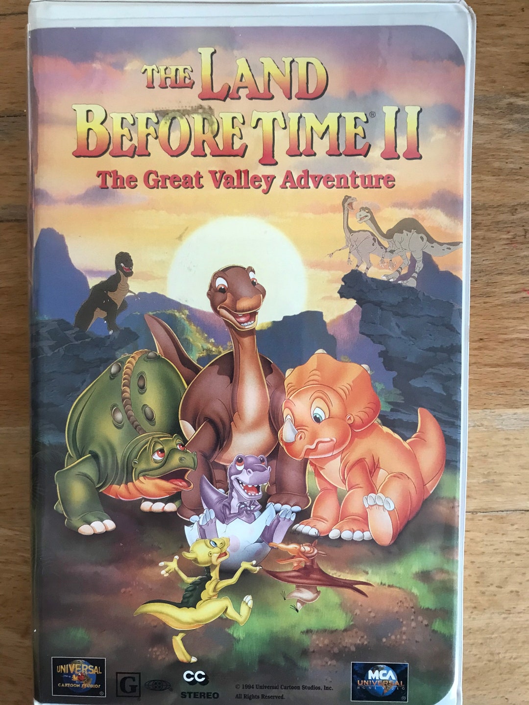 The Land Before Time II the Great Valley Adventure VHS 1994 - Etsy