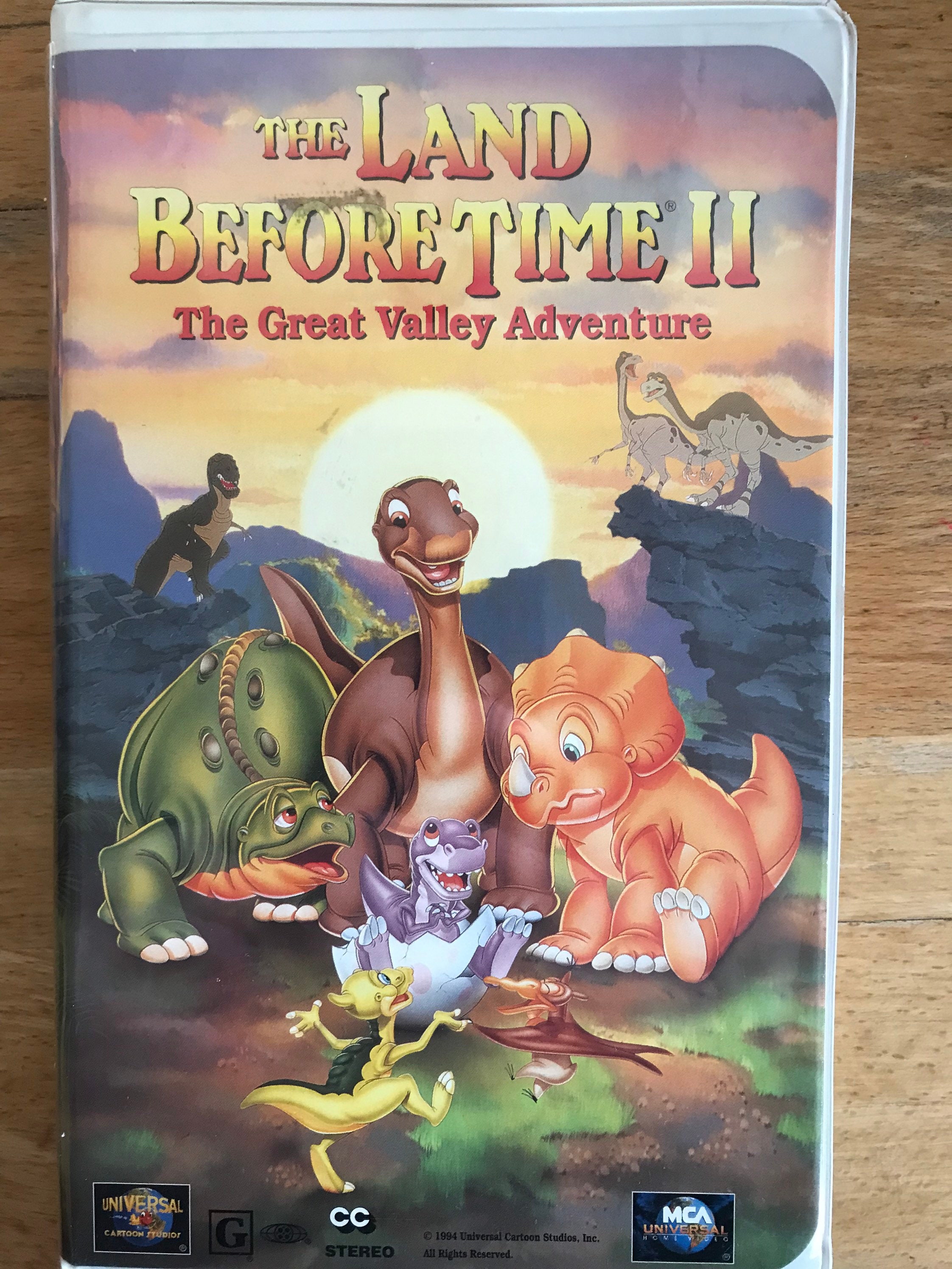 The Land Before Time Ii The Great Valley Adventure Vhs