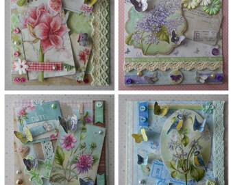 Shabby Chic Postcard Etsy Shabby Chic Postcard Etsy