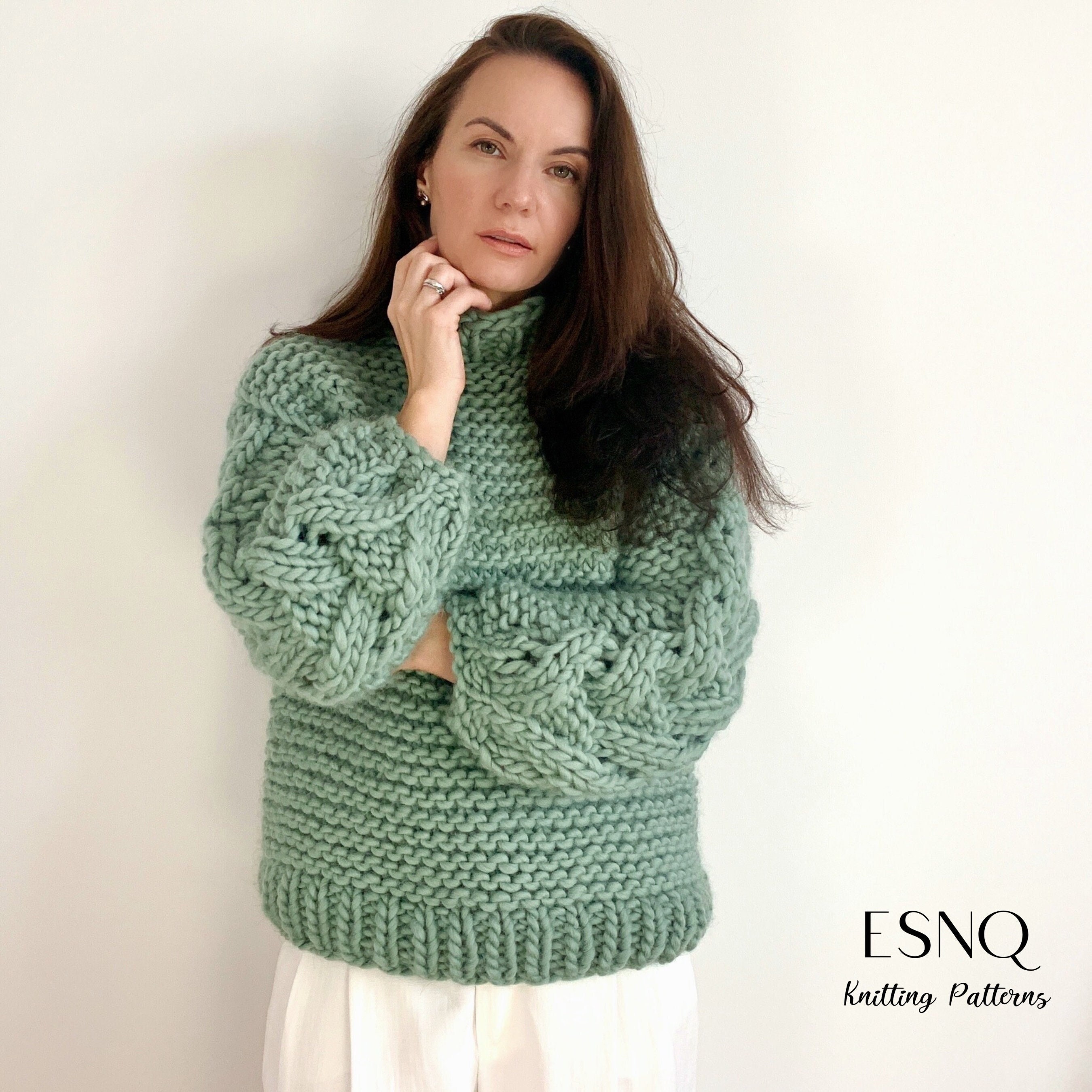 wave pattern mohair KNIT | NKNIT