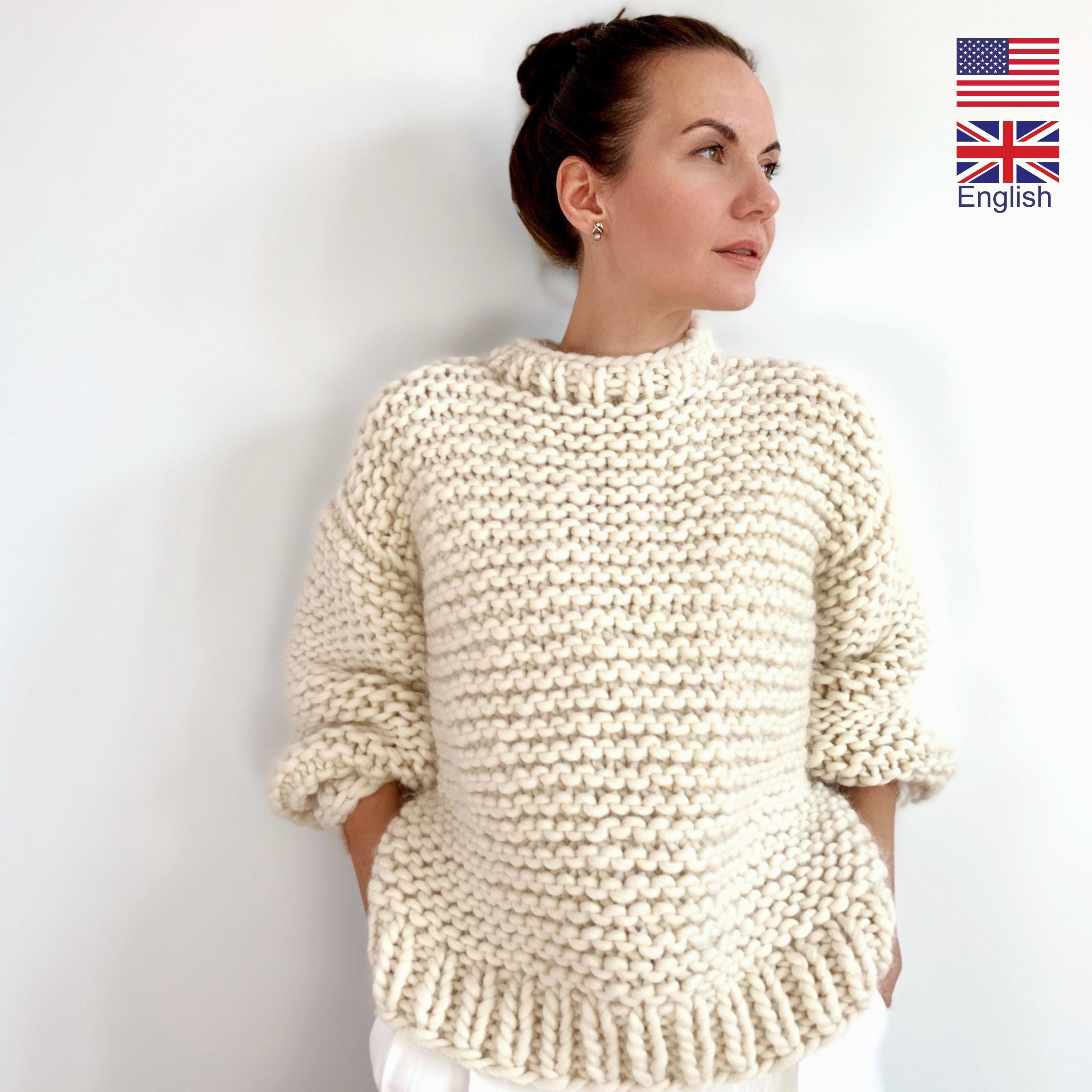 Easy Knit Pattern | Chunky Sweater Alaska Dream Knitting Easy Knit Pattern | Chunky Sweater Alaska Dream Knitting