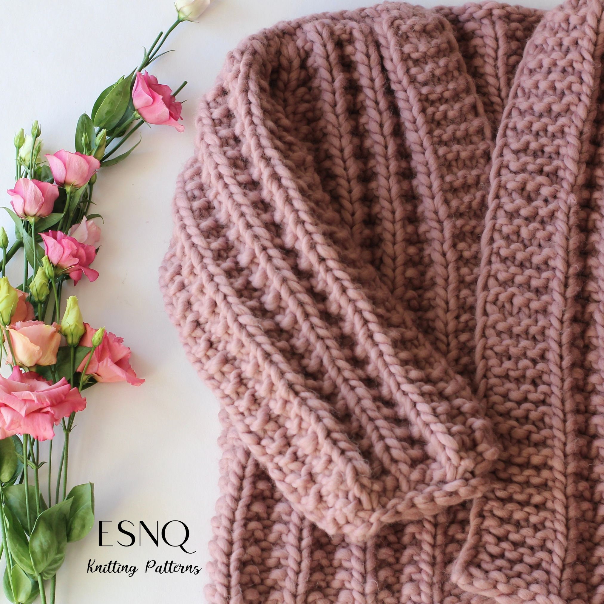 Chunky Cardigan Knitting Pattern | Seeded Rib Cardigan Heather ...
