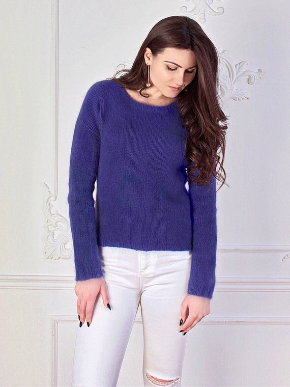 lilac knitwear