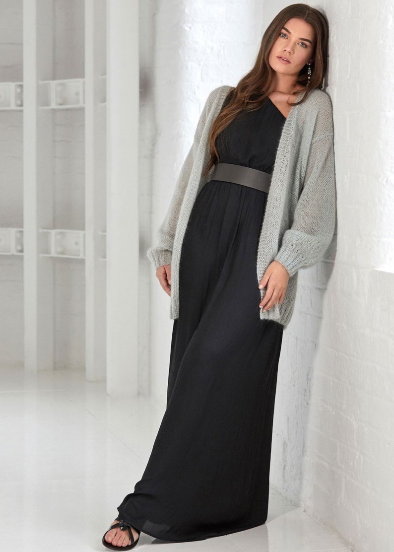 Mohair cardigan 22 colors Wool Cardigan Hand knitted mohair cardigan Oversized Cardigan loose fit cardigan