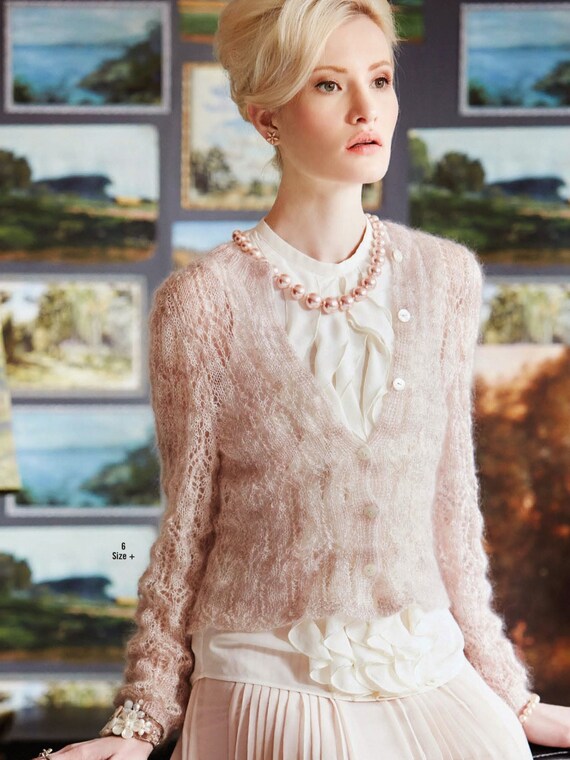 mohair wedding cardigan 22 colors bridal cardigan pink etsy