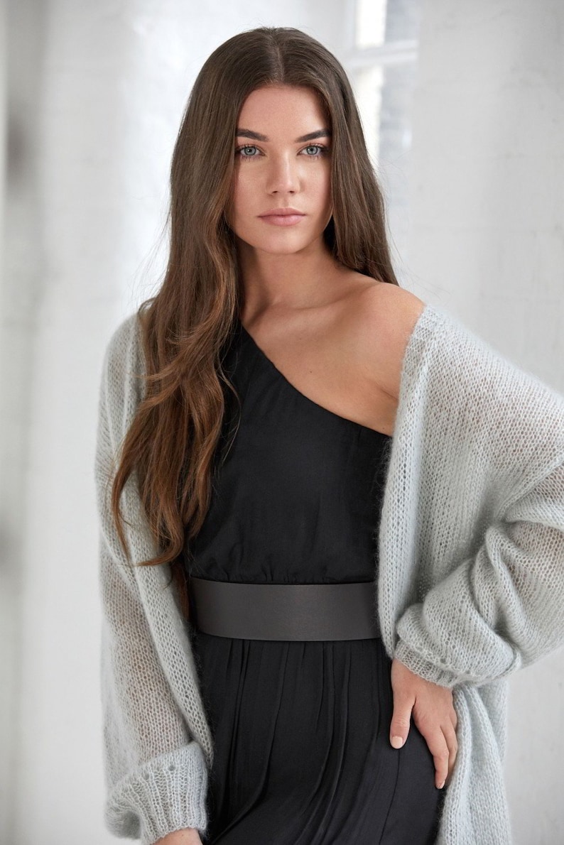 Mohair cardigan 22 colors Wool Cardigan Hand knitted mohair cardigan Oversized Cardigan loose fit cardigan