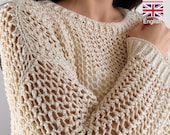 eaphi HAND DESIGN OVER KNIT