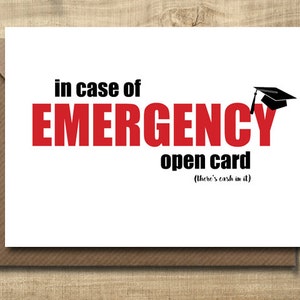 Cartão de formatura para impressão - Faça seus próprios cartões em casa, download instantâneo, cartão DIY, cartão de formatura engraçado