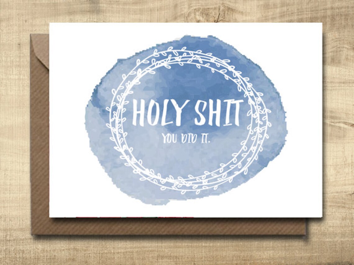 Printable Graduation Card Make Your Own Cards at Home - Etsy