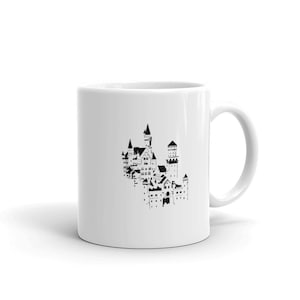 Neuschwanstein Mug | Neuschwanstein Castle Art | Bavaria Germany Castle Art Mug | Neuschwanstein Cup