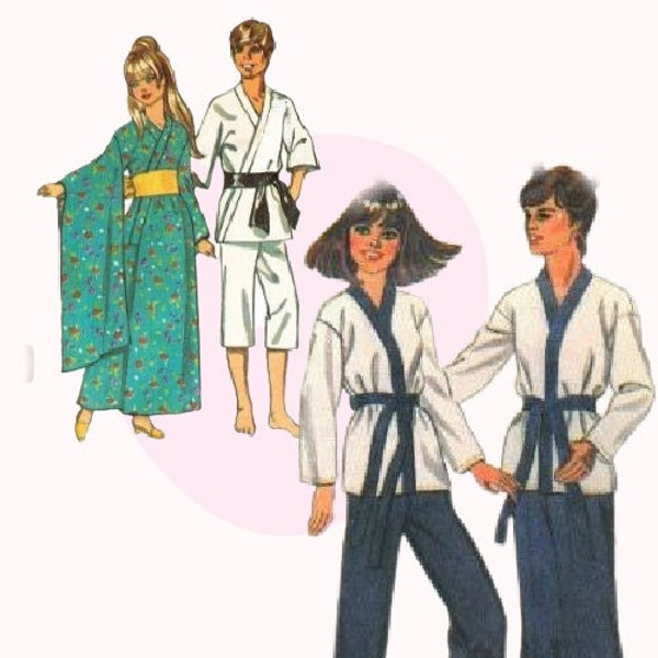 Fashion Doll  Kimono and  gi  DIY Printable Sewing Pattern karate