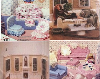 fashion doll Furniture DIY Printable Sewing Pattern