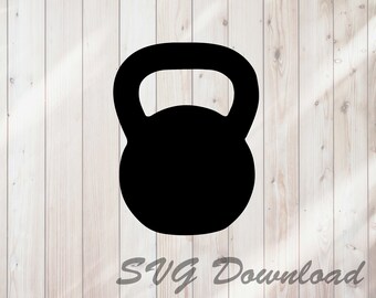 Kettlebell Cut File Etsy