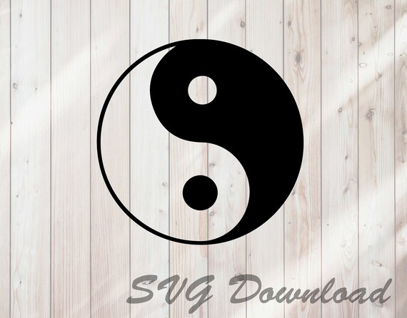 Download Yin Yang Svg Instant Download Vinyl Craft Cutting File Etsy