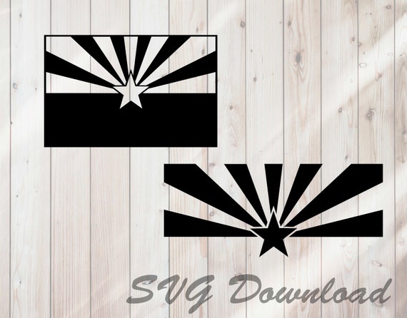 Arizona State Flag SVG Arizona SVG Instant Download / Vinyl & - Etsy