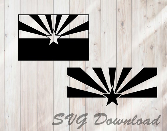 Download Arizona State Flag Svg Arizona Svg Instant Download Vinyl Etsy
