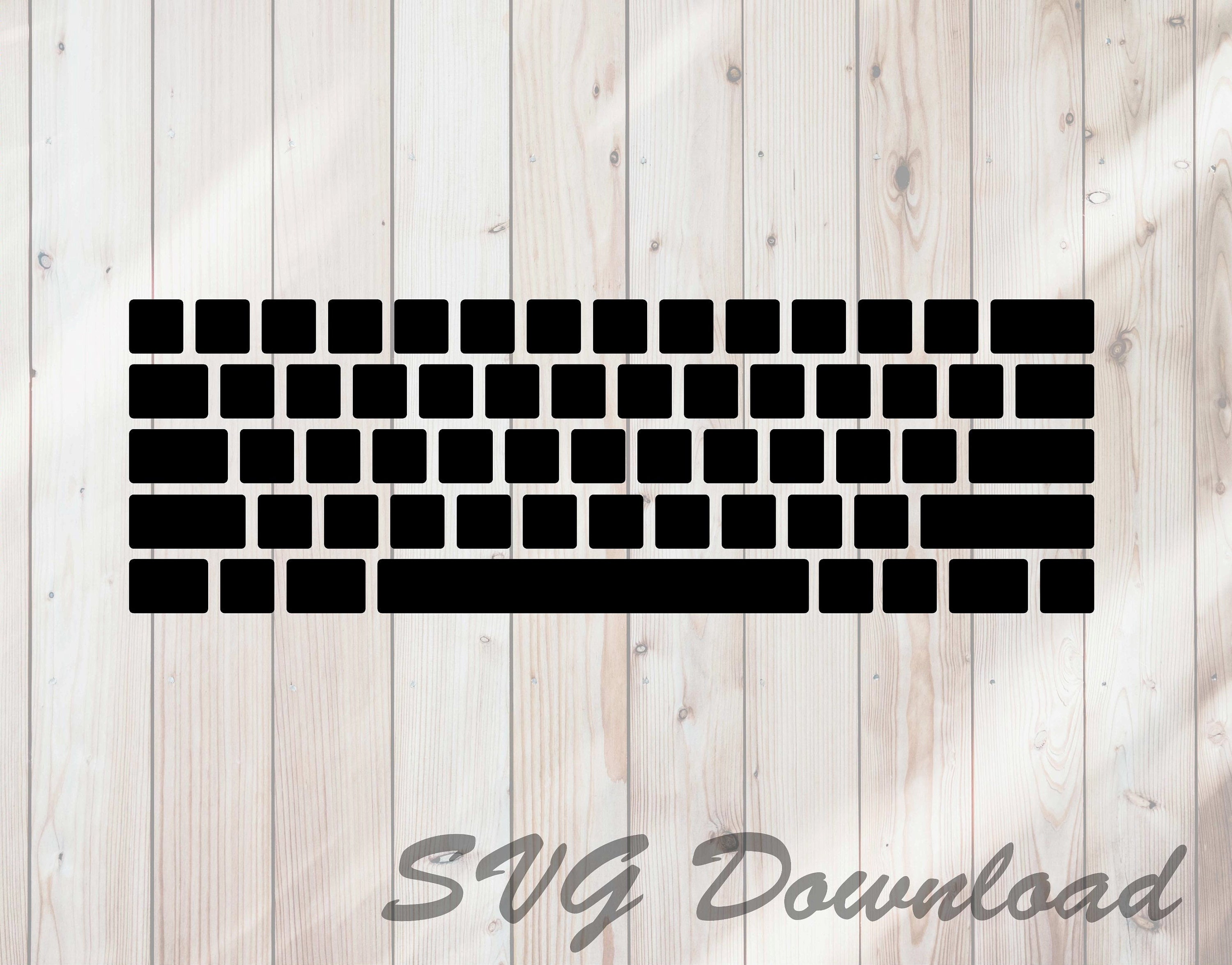 Computer Keyboard Typing SVG Instant Download / Vinyl & Craft Etsy