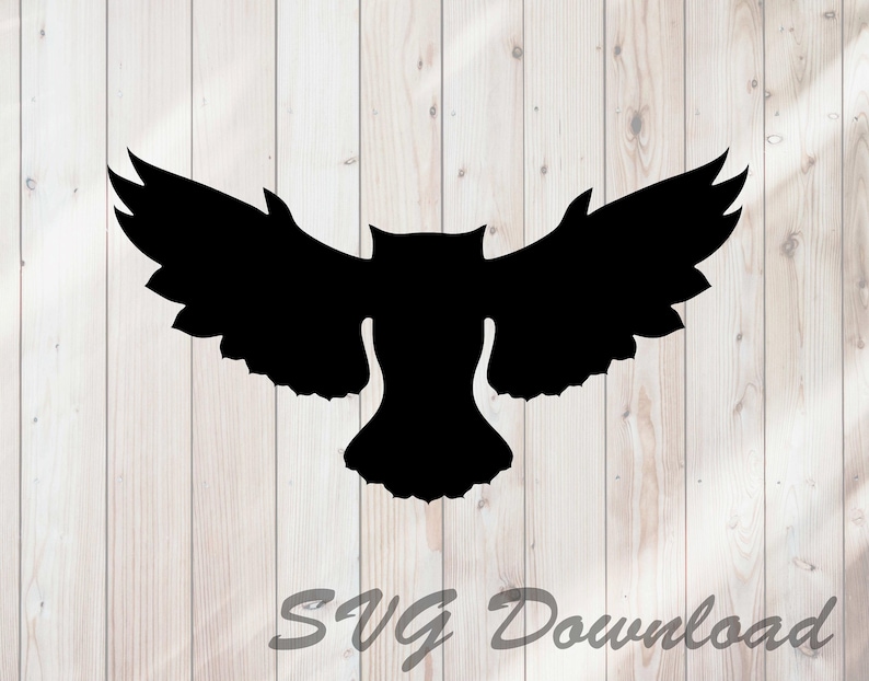 Download Owl Silhouette SVG Instant Download / Vinyl & Craft ...