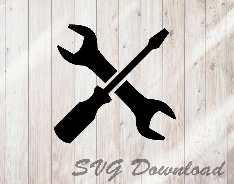 Wrench and Screwdriver Tools SVG Instant Download / Vinyl & Etsy