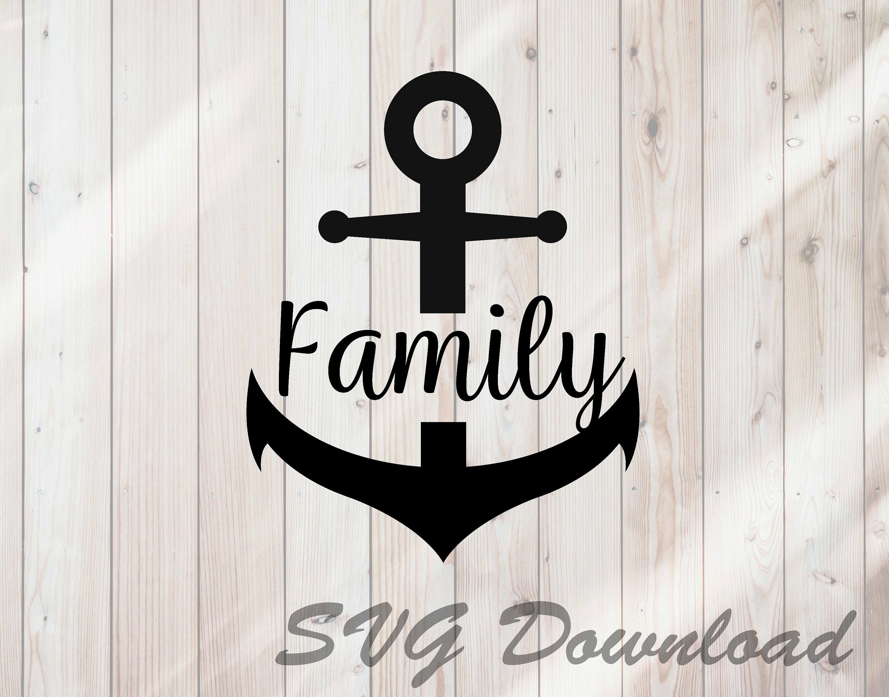 Family Anchor SVG Family SVG Instant Download / Vinyl & Craft Etsy