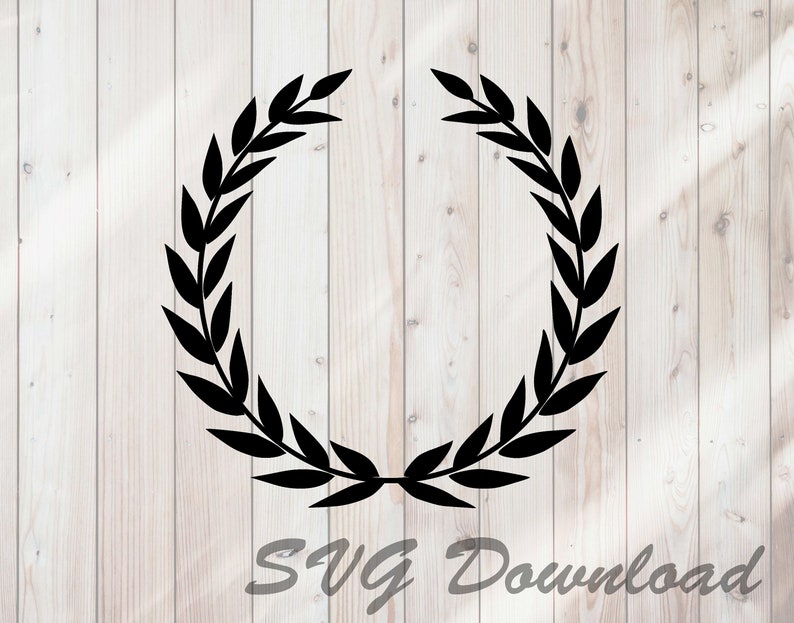 Laurel Wreath SVG Instant Download / Vinyl & Craft Cutting  Etsy