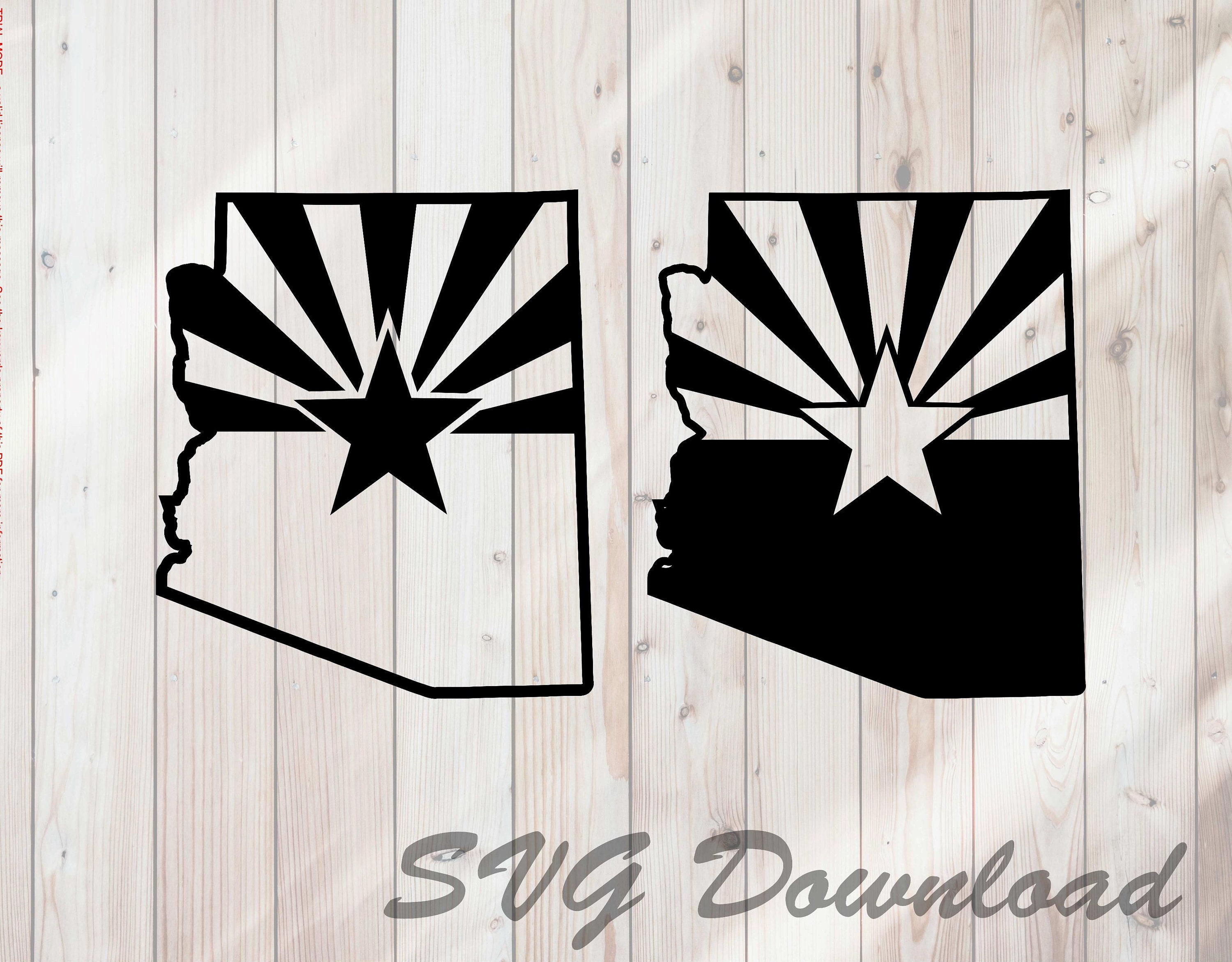 Arizona Svg And Studio 3 Cut File Stencil Decal Files Logo For ...