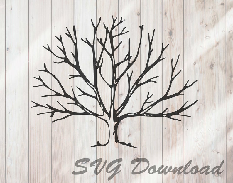 Download Bare Winter Tree Nature Woods SVG Instant Download / Vinyl & | Etsy
